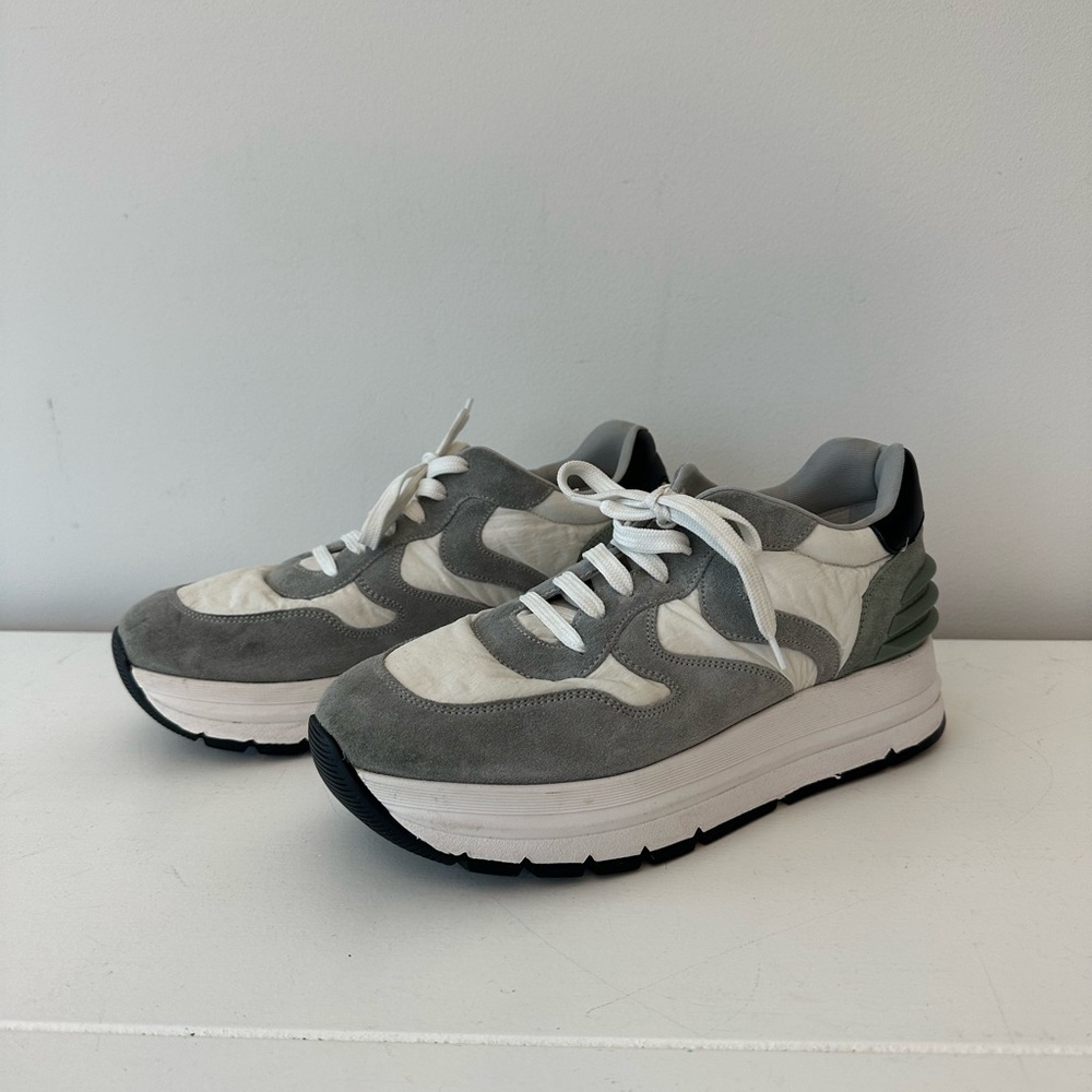 Voile Blanche Sneakers White & Green Size 41 (10-10.5)